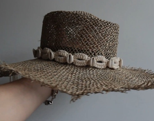 Tutorial Macrame Hatband with Seashells