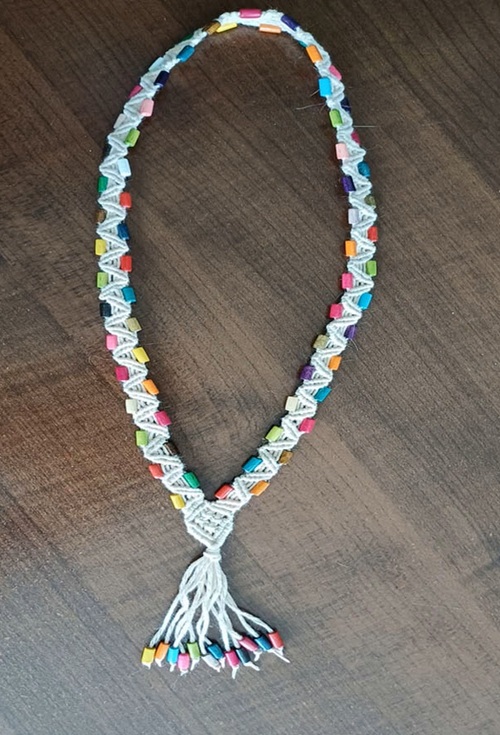 macrame hat band