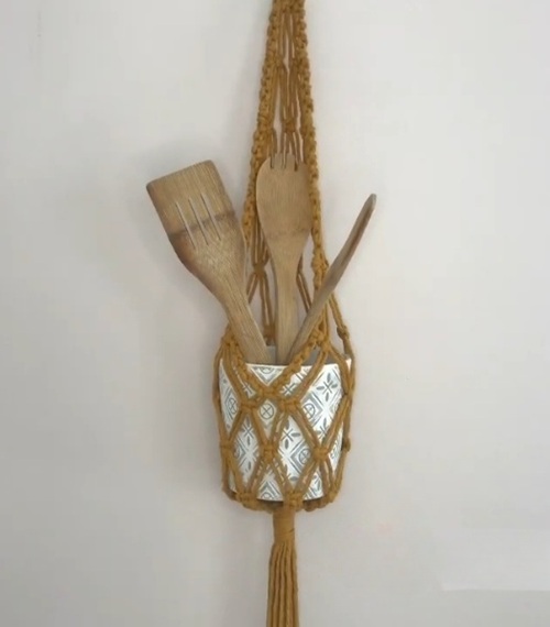 Macrame Kitchen Storage