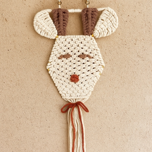 Macrame Reindeer Wall Hanging