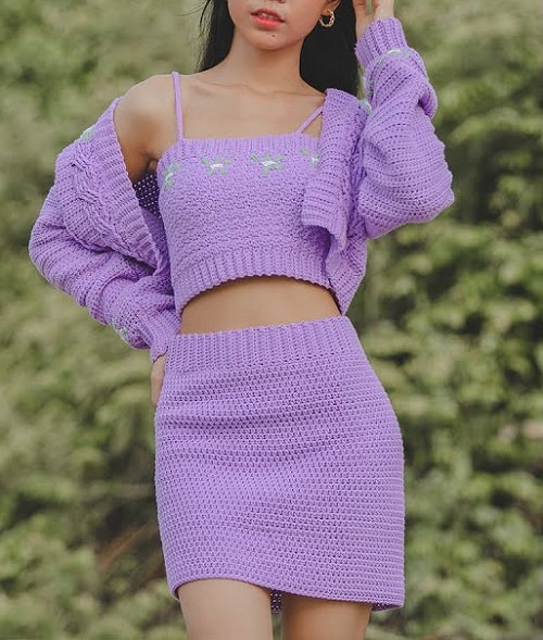 Easy Crochet Simple Skirt Tutorial For Beginners