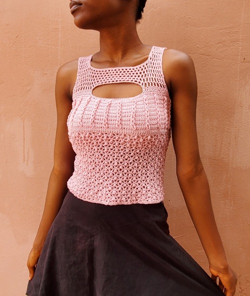 Crochet Keyhole Top Free Patterns