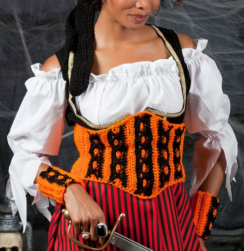 Crochet Corset Belt Free Patterns 2