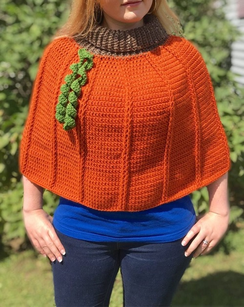 Pumpkin Patch Poncho
