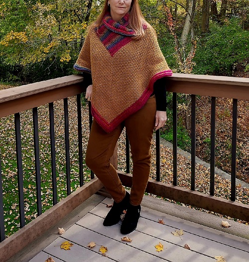 autumn poncho