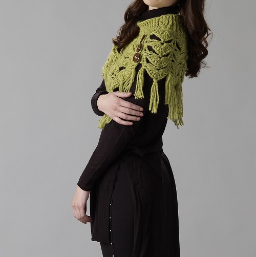 Falling Leaves Poncho