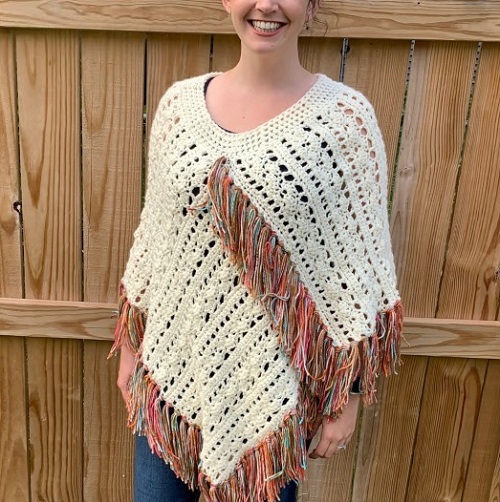 Fallen Leaves Poncho