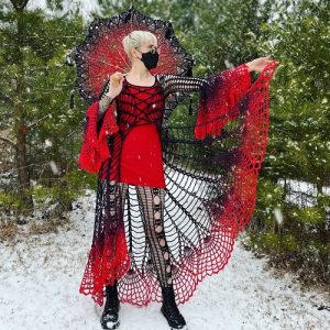 9 Crochet Gothic Dress Free Patterns - Hello Lidy