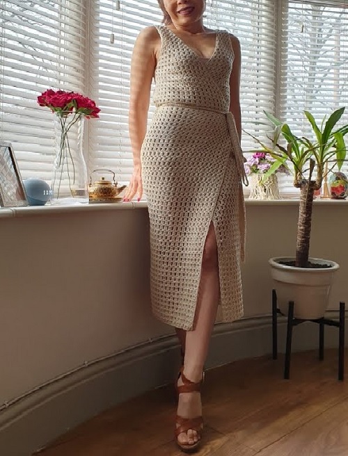 Crochet Wrap Dress Free Patterns 3