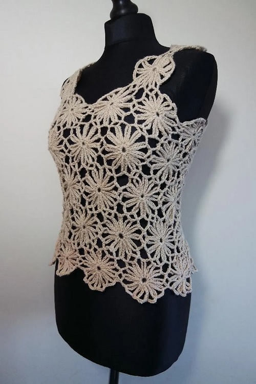 crochet easy summer top