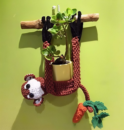 sloth plant holder
