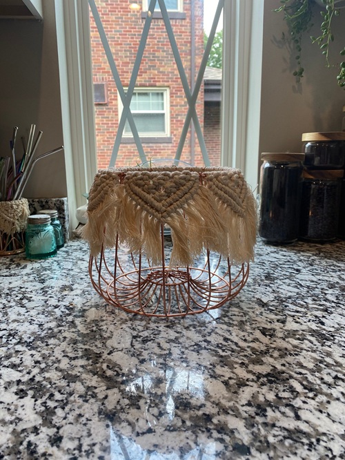 Macrame Fringe Basket Patterns