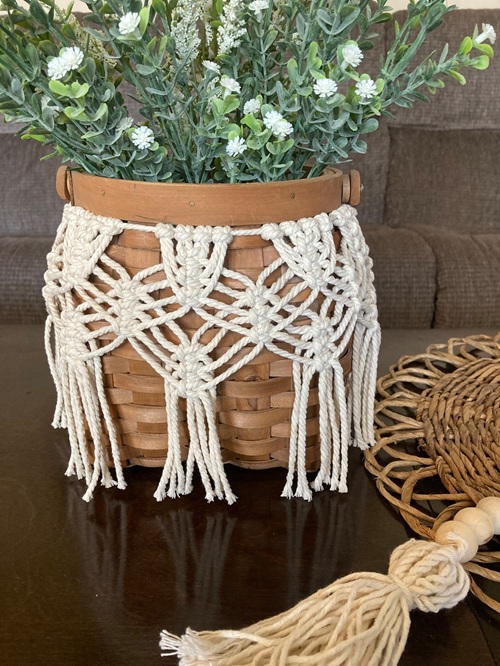 Macrame Fringe Basket Patterns