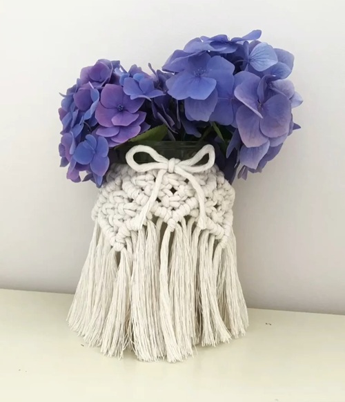 EASY MACRAME MASON JAR