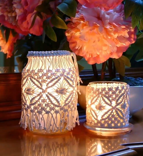 Macrame Jar Cover Free Patterns