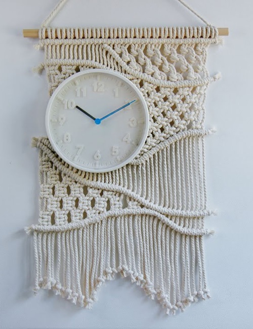 Macrame Wall Clock Free Patterns