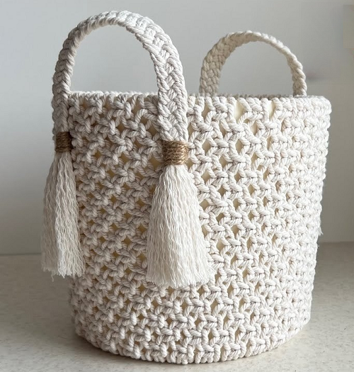 macrame basket