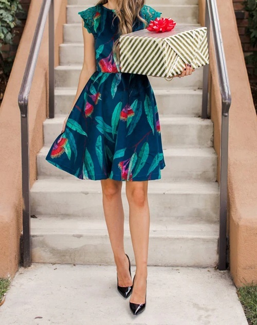 beautiful Short Dress Free Sewing Patterns