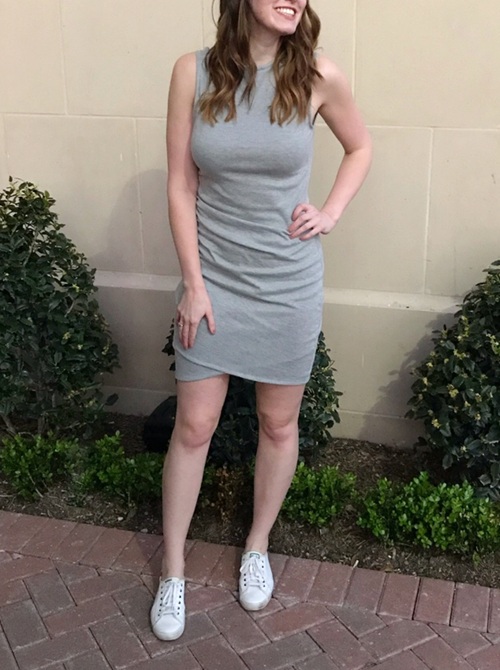 Ruched Body-con Tulip Hem Dress Sewing Tutorial