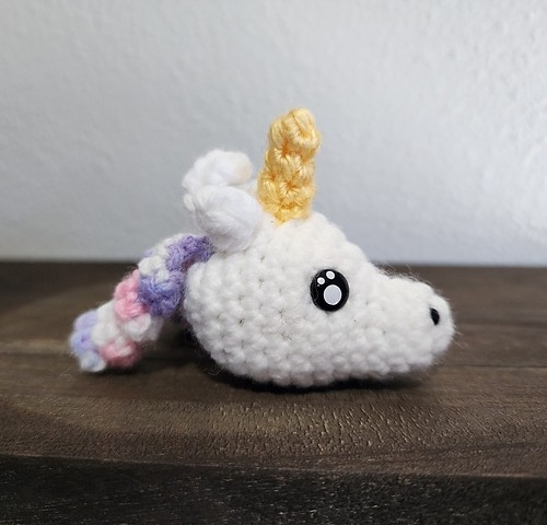 Crochet Animal Head Keychain