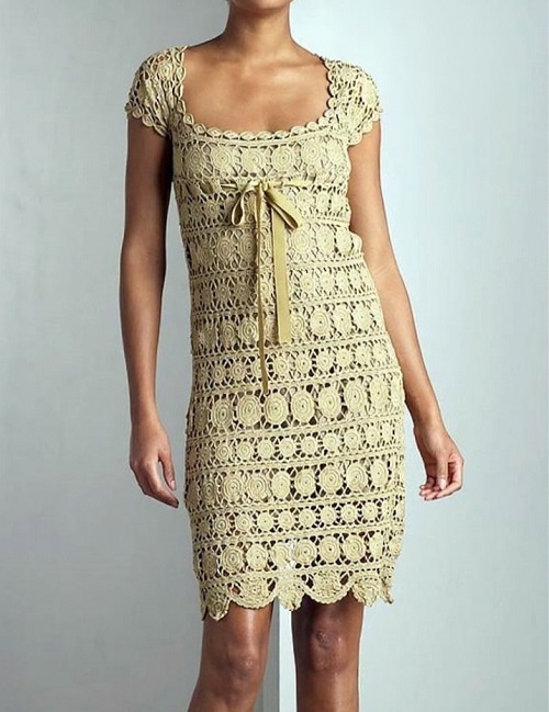 Crochet Beach Wedding Dress Free Patterns 2