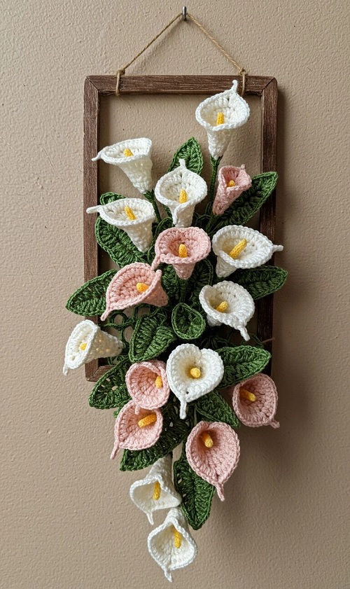 crochet wall art