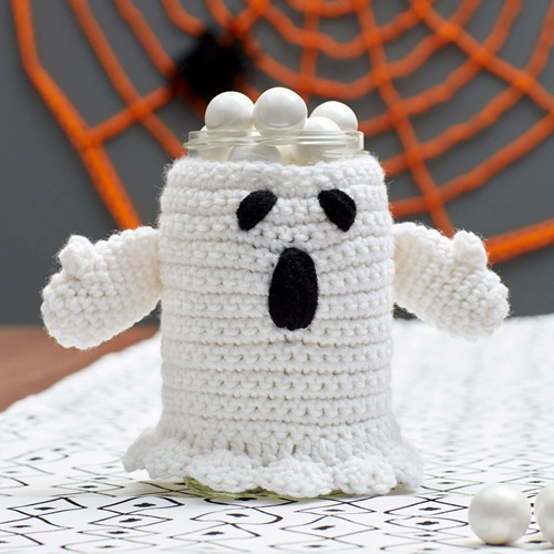 beautiful Crochet Halloween Ghost Decor Free Patterns