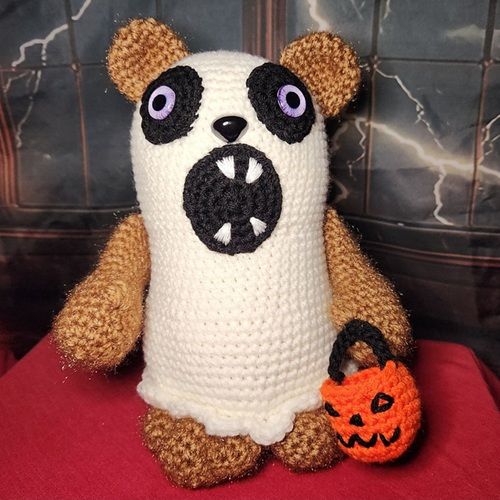 bear Crochet Halloween Ghost Decor Free Patterns