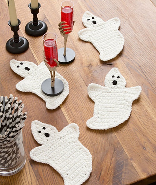 Crochet Halloween Ghost Decor Free Patterns