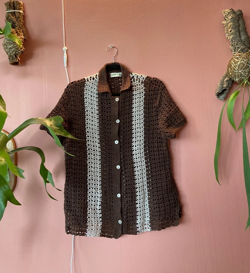 Crochet Men Shirt Free Patterns