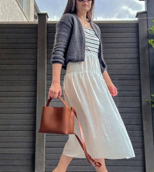 DIY TIERED MAXI SKIRT