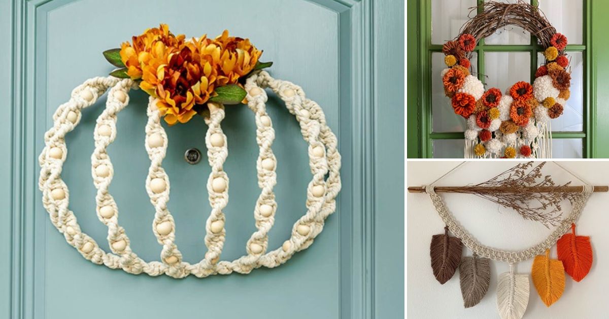 11 Macrame Fall Wall Hanging Free Patterns - Hello Lidy