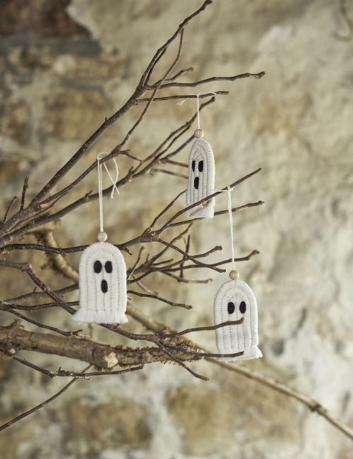 cute macrame ghost