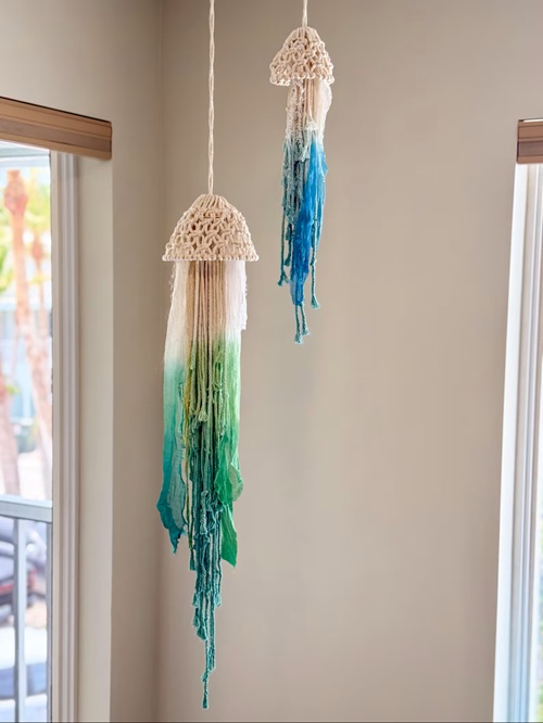 Macrame Jellyfish Hanging Patterns