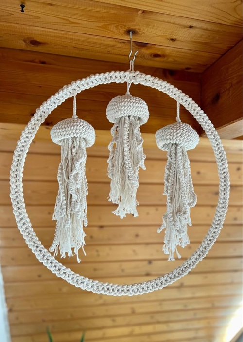 Macrame Jellyfish Hanging Patterns