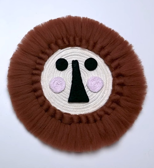 beautiful Macrame Lion Wall Hanging Free Patterns