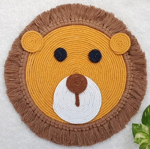 Macrame Lion Wall Hanging Free Patterns