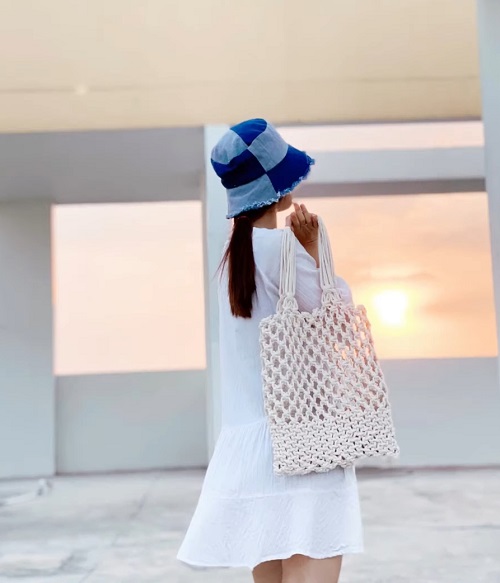 Macrame Tote Bag Free Patterns 3