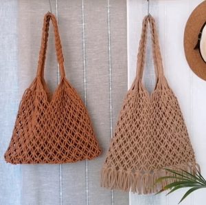 10 Macrame Tote Bag Free Patterns - Hello Lidy