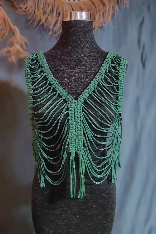Macrame vest