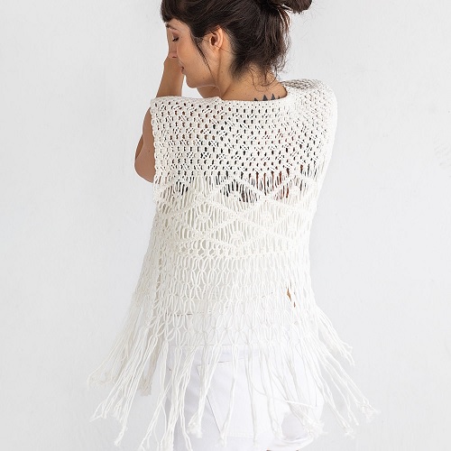 Macramé vest