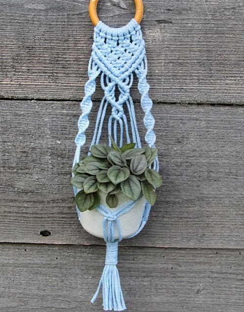 Macrame wall plant hangers 13
