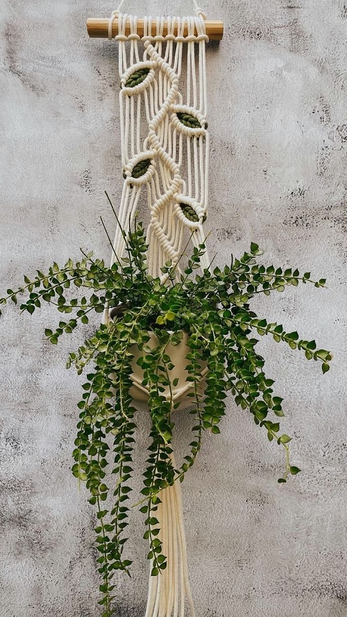 Macrame wall plant hangers 14