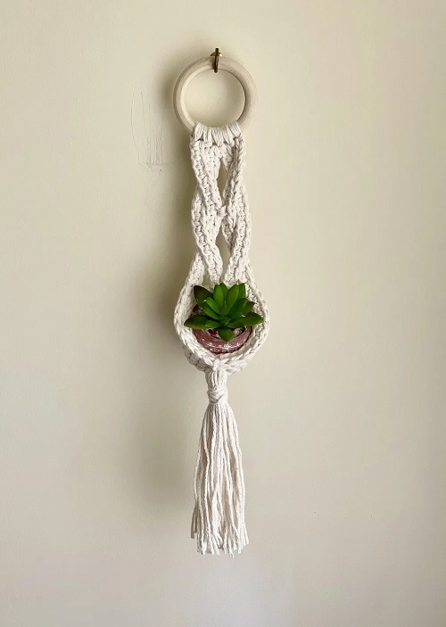 Easy Crochet Mini Planter