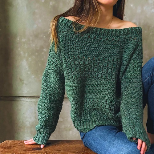 Oversized Sweater Free Crochet Patterns 2