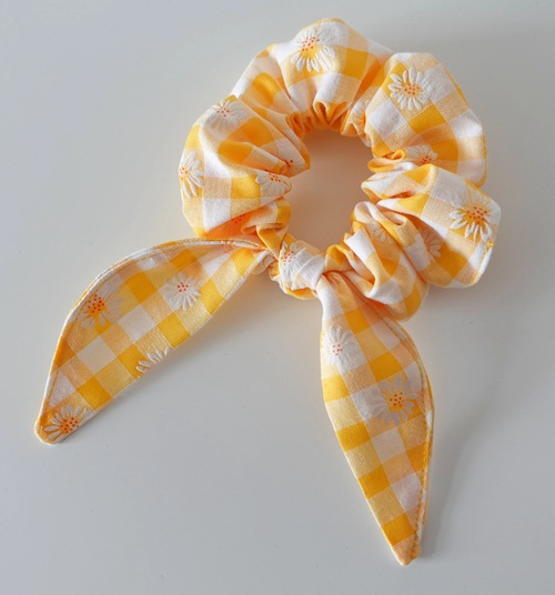 yellow Scrunchies Free Sewing Patterns