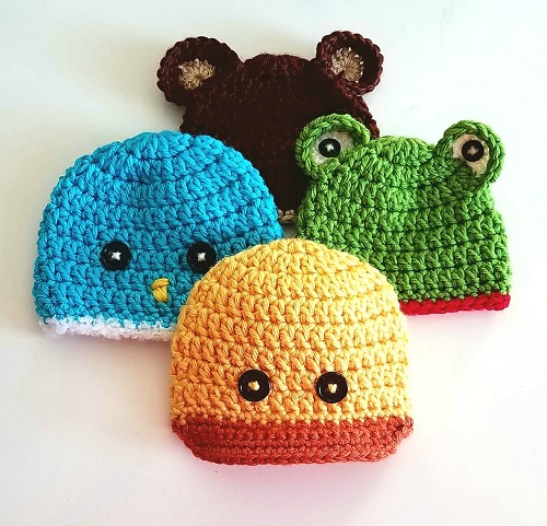 Preemie Crochet Baby Hats