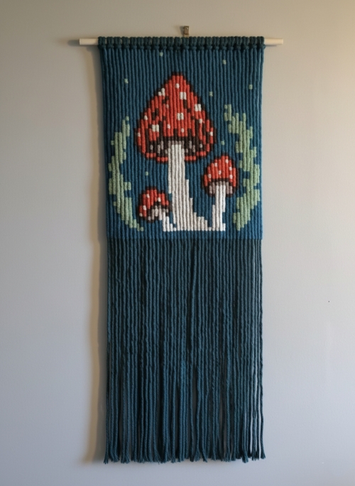 DIY Cottagecore Macrame Wall Hanging