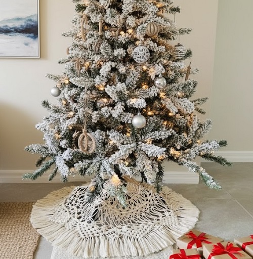 Macrame Christmas Tree Skirt Free Patterns 2