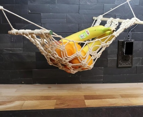 DIY Hanging Fruit Basket